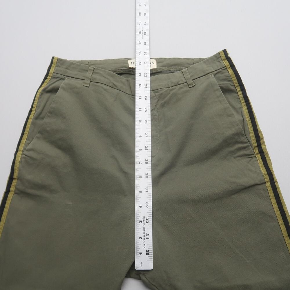 Nili Lotan Paris Pants with Tape Trim Green Size 2 - Picture 13 of 14